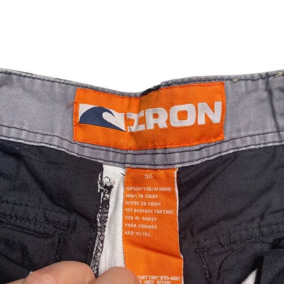 Iron Men’s Plaid Denim Cargo Shorts Sz 30 - Picture 11 of 14